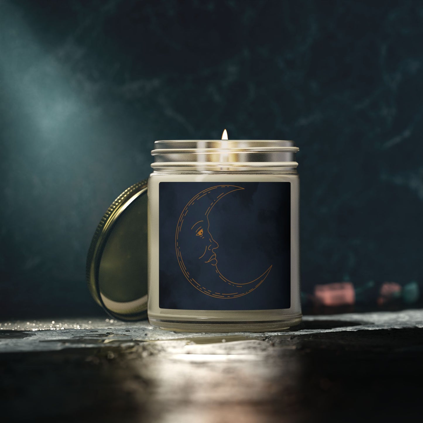 Cosmic Comforts Scented Candles, Coconut Apricot Wax (4oz, 9oz)