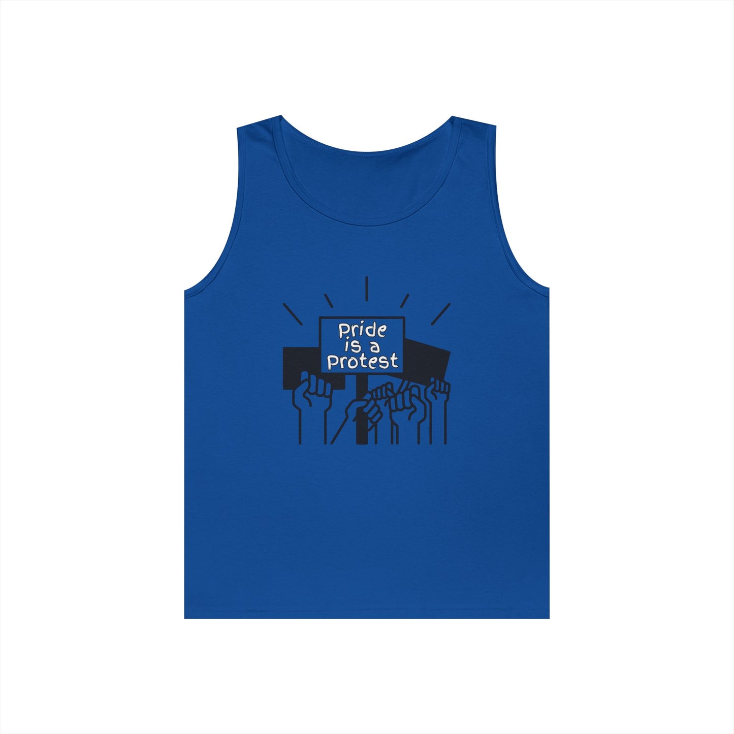 Pride Is A Protest Unisex Heavy Cotton Tank Top