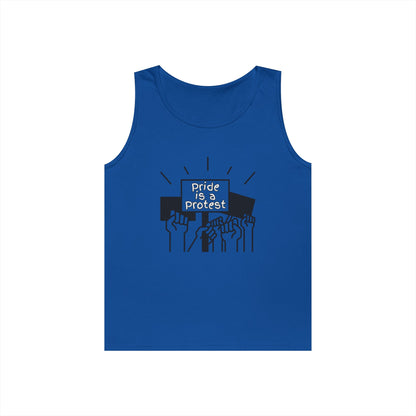 Pride Is A Protest Unisex Heavy Cotton Tank Top