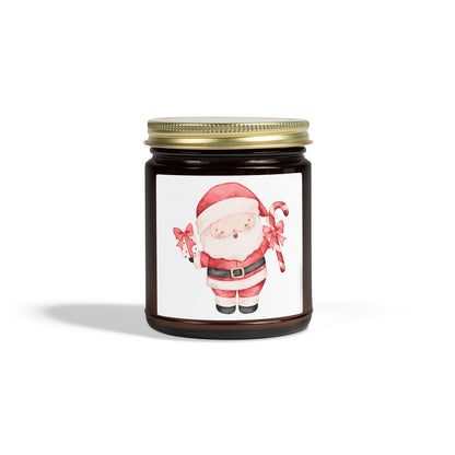 Santa Claus Scented Candles, Coconut Apricot Wax (4oz, 9oz)