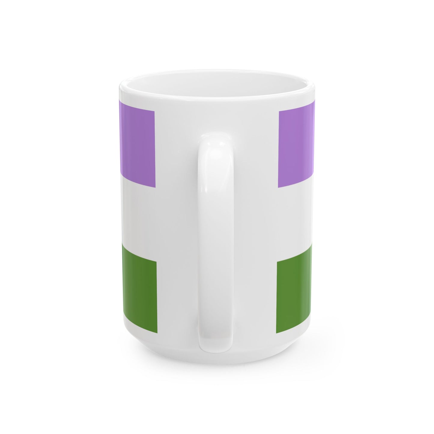 Genderqueer Pride Flag Coffee Mug (11oz/15oz)