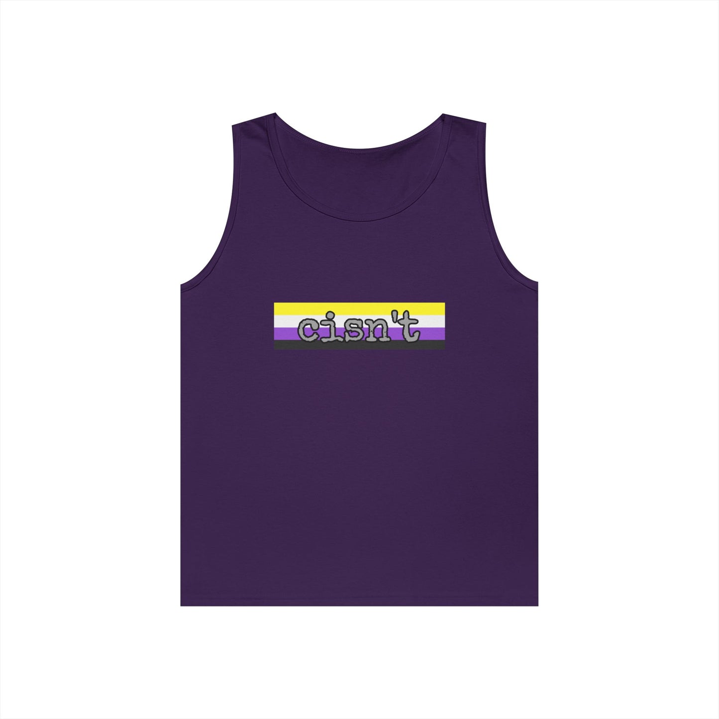 Cisn't Unisex Heavy Cotton Tank Top
