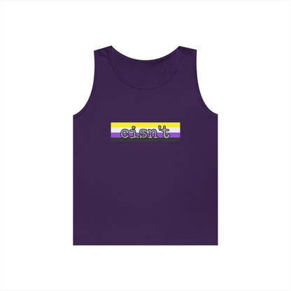 Cisn't Unisex Heavy Cotton Tank Top
