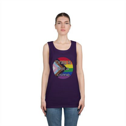 Drag Is Not A Crime Unisex Heavy Cotton Tank Top