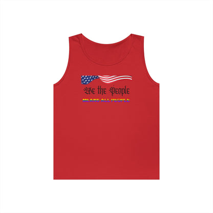 We the People Means All People Unisex Heavy Cotton Tank Top