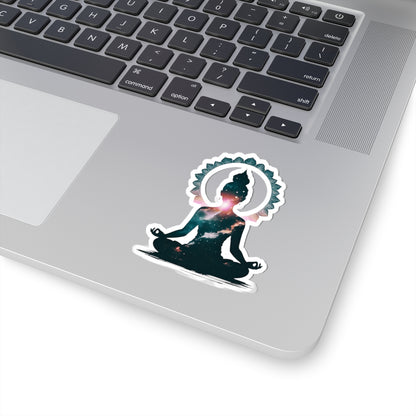 Yoga Meditation Kiss-Cut Stickers