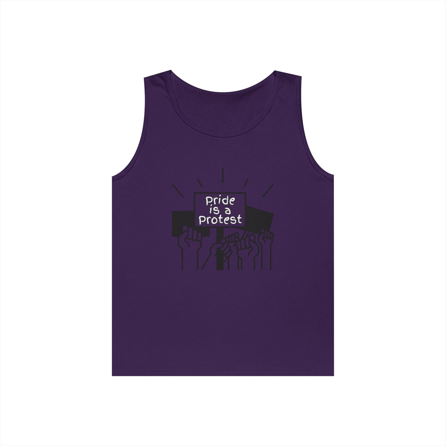 Pride Is A Protest Unisex Heavy Cotton Tank Top