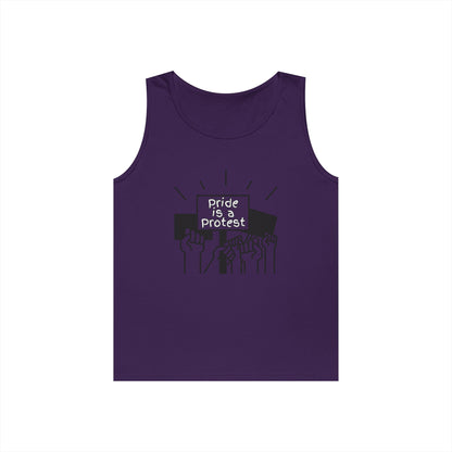 Pride Is A Protest Unisex Heavy Cotton Tank Top