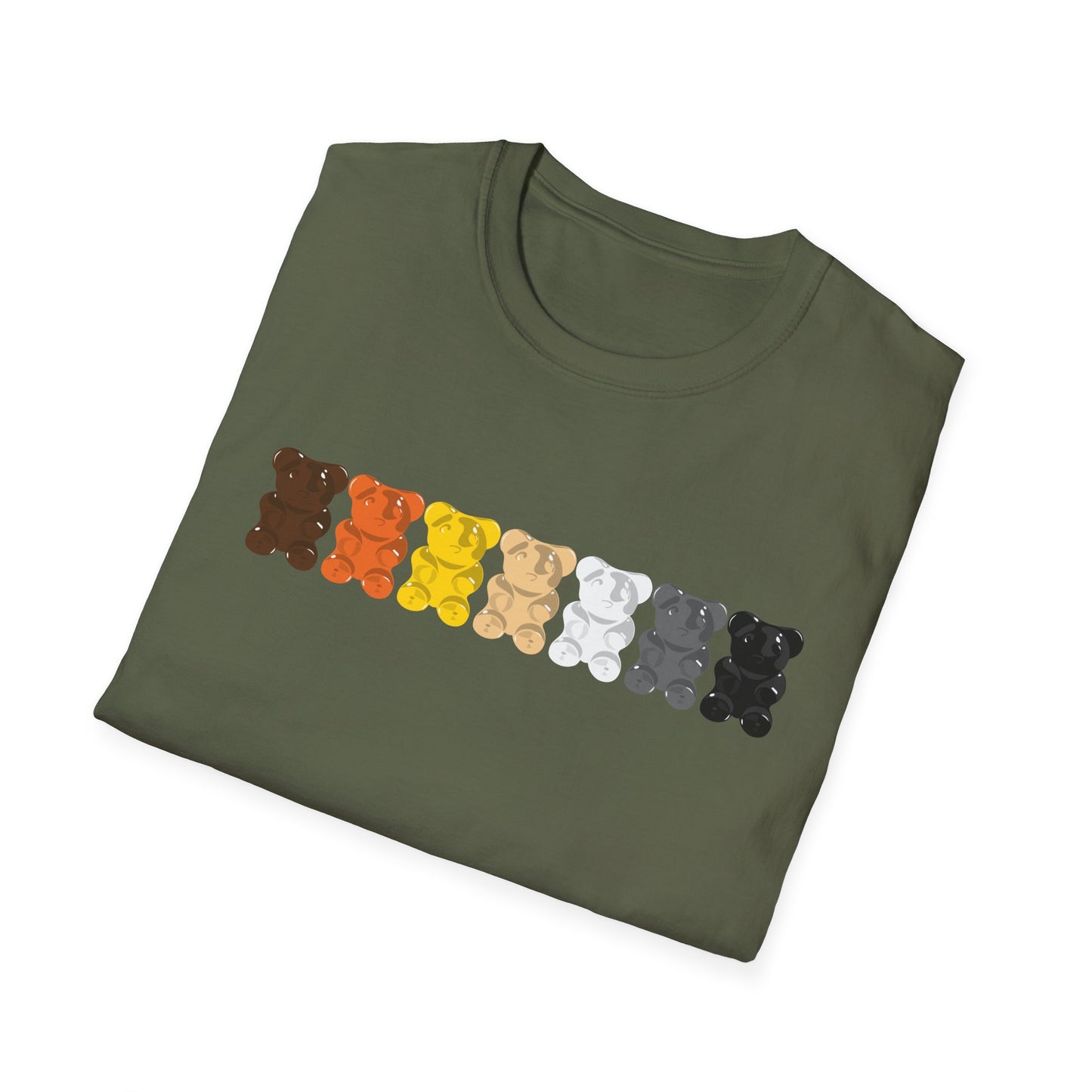 Bear Pride Gummy Bears Unisex Softstyle T-Shirt