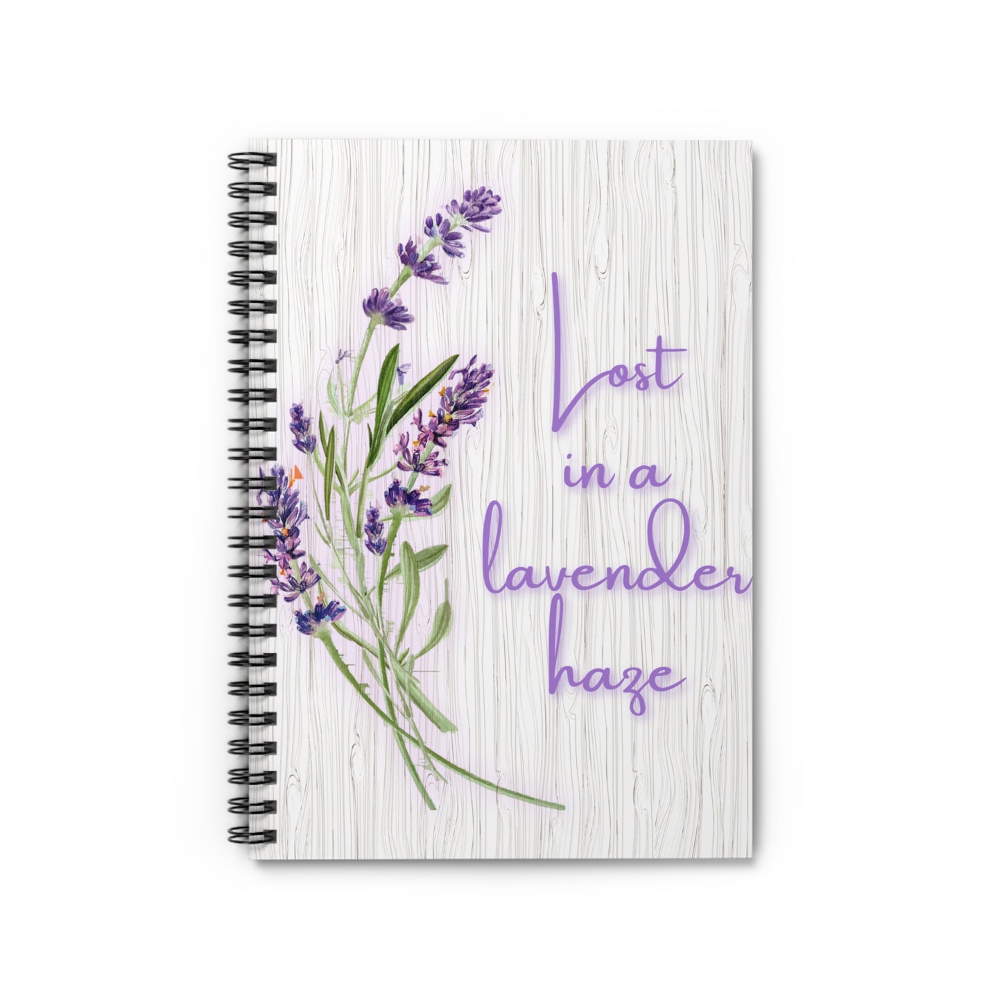Lost in a Lavender Haze Spiral Notebook - Ruled Line