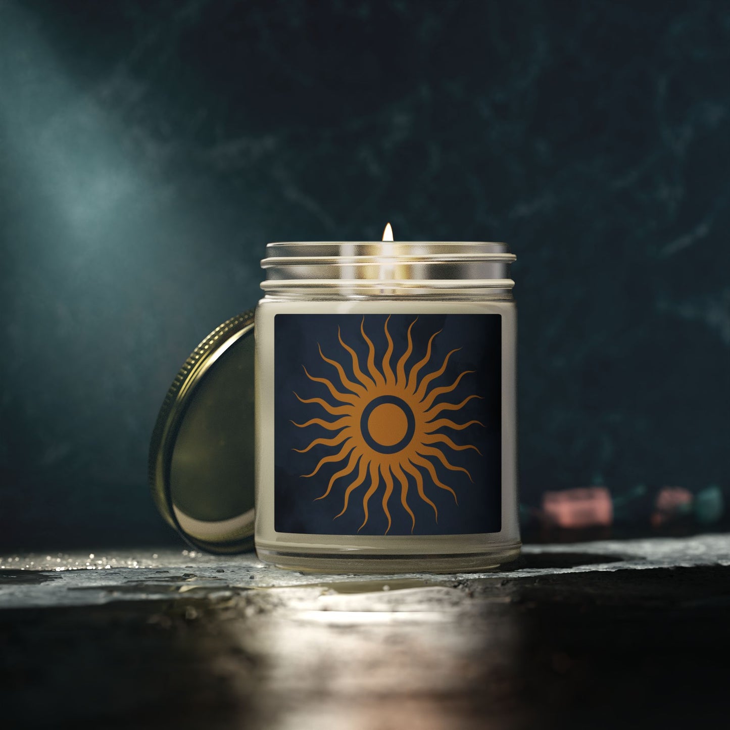 Cosmic Comforts Scented Candles, Coconut Apricot Wax (4oz, 9oz)