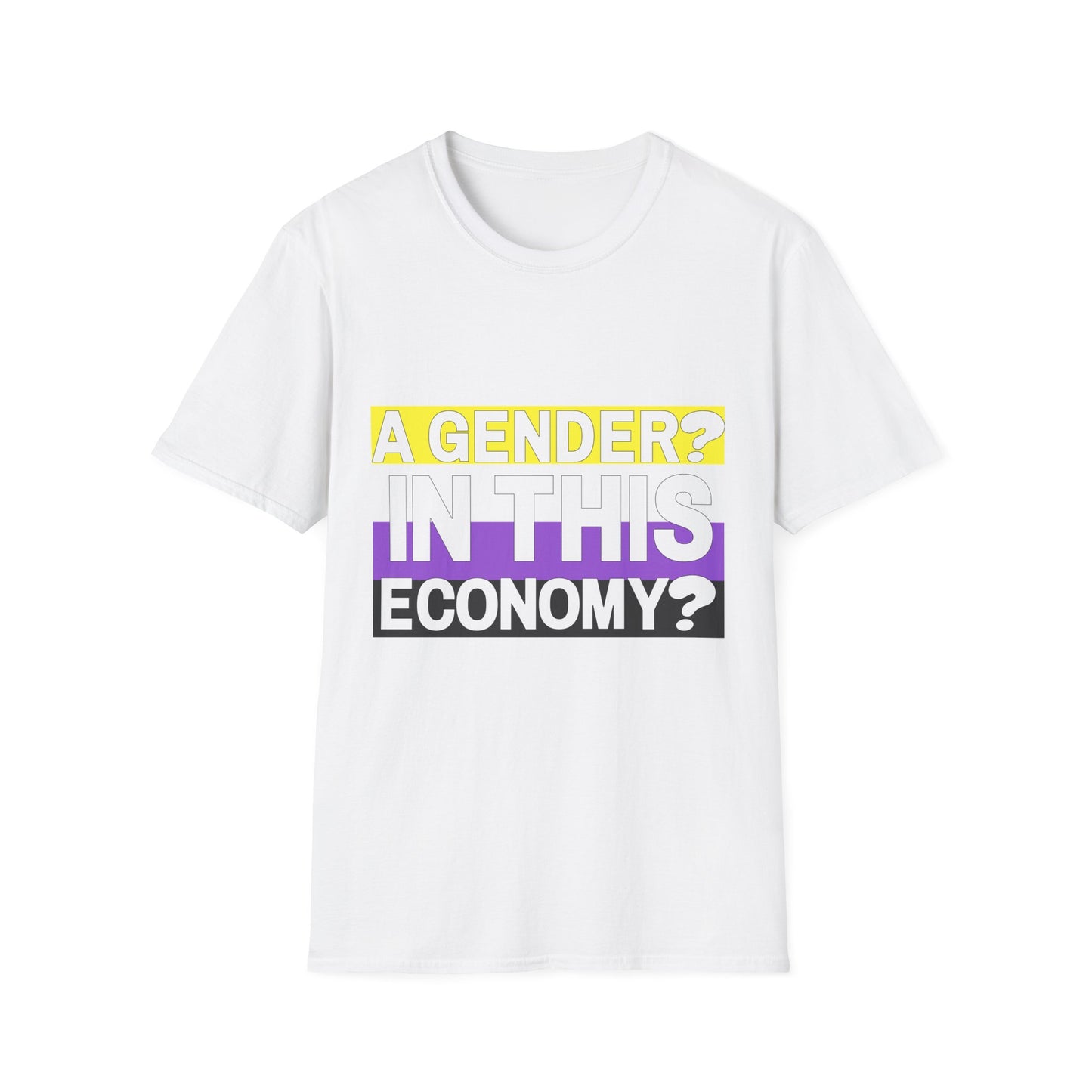 A Gender In This Economy Pride Unisex Softstyle T-Shirt