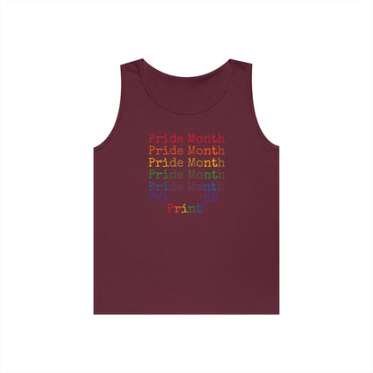 Pride Month PRINT Unisex Heavy Cotton Tank Top