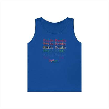 Pride Month PRINT Unisex Heavy Cotton Tank Top