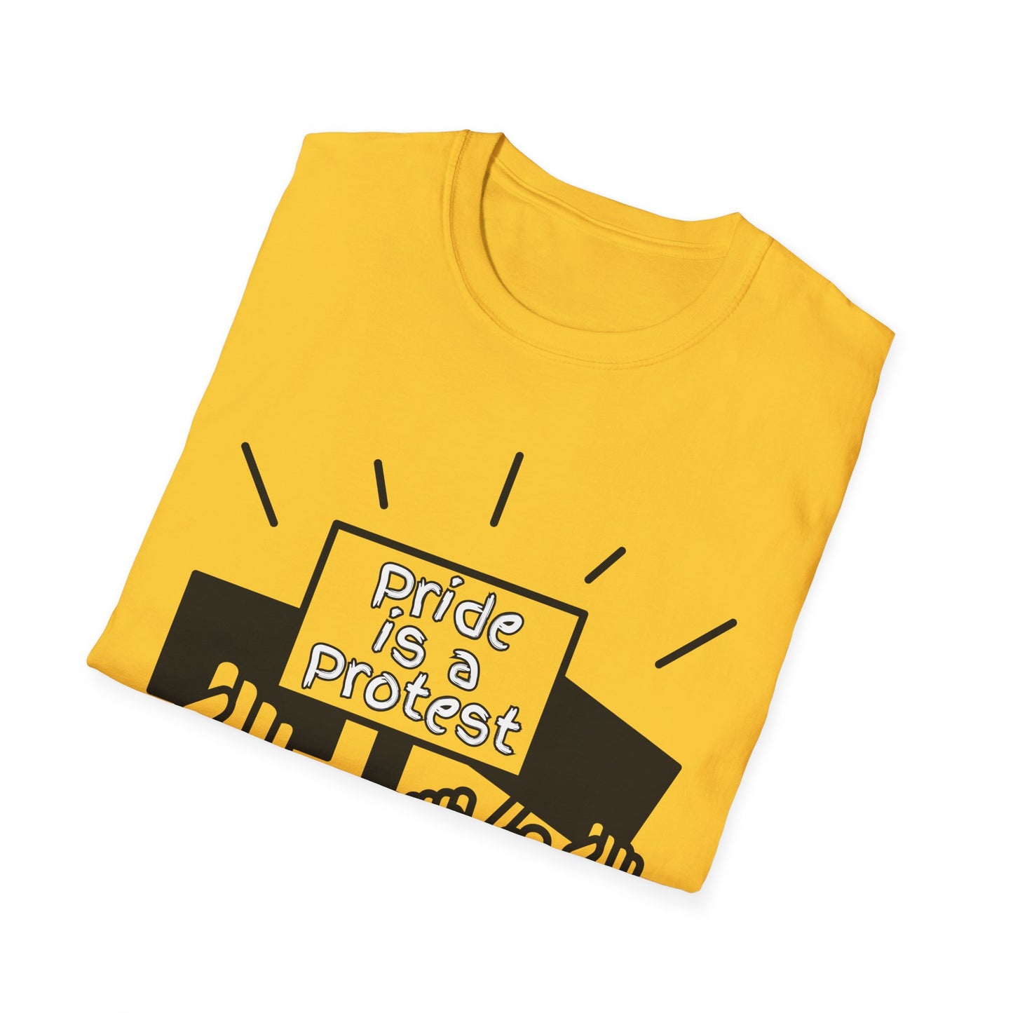 Pride Is A Protest Unisex Softstyle T-Shirt