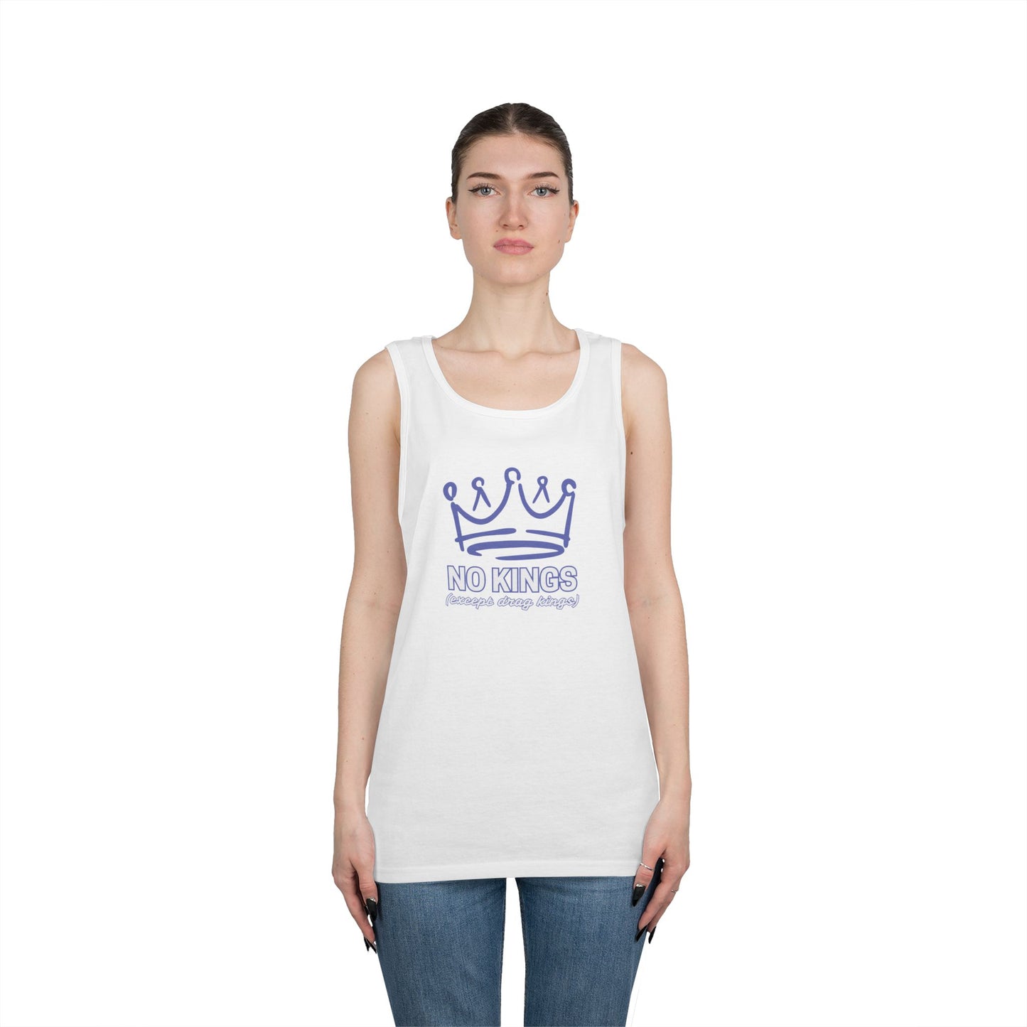 No Kings Except Drag Kings Unisex Heavy Cotton Tank Top