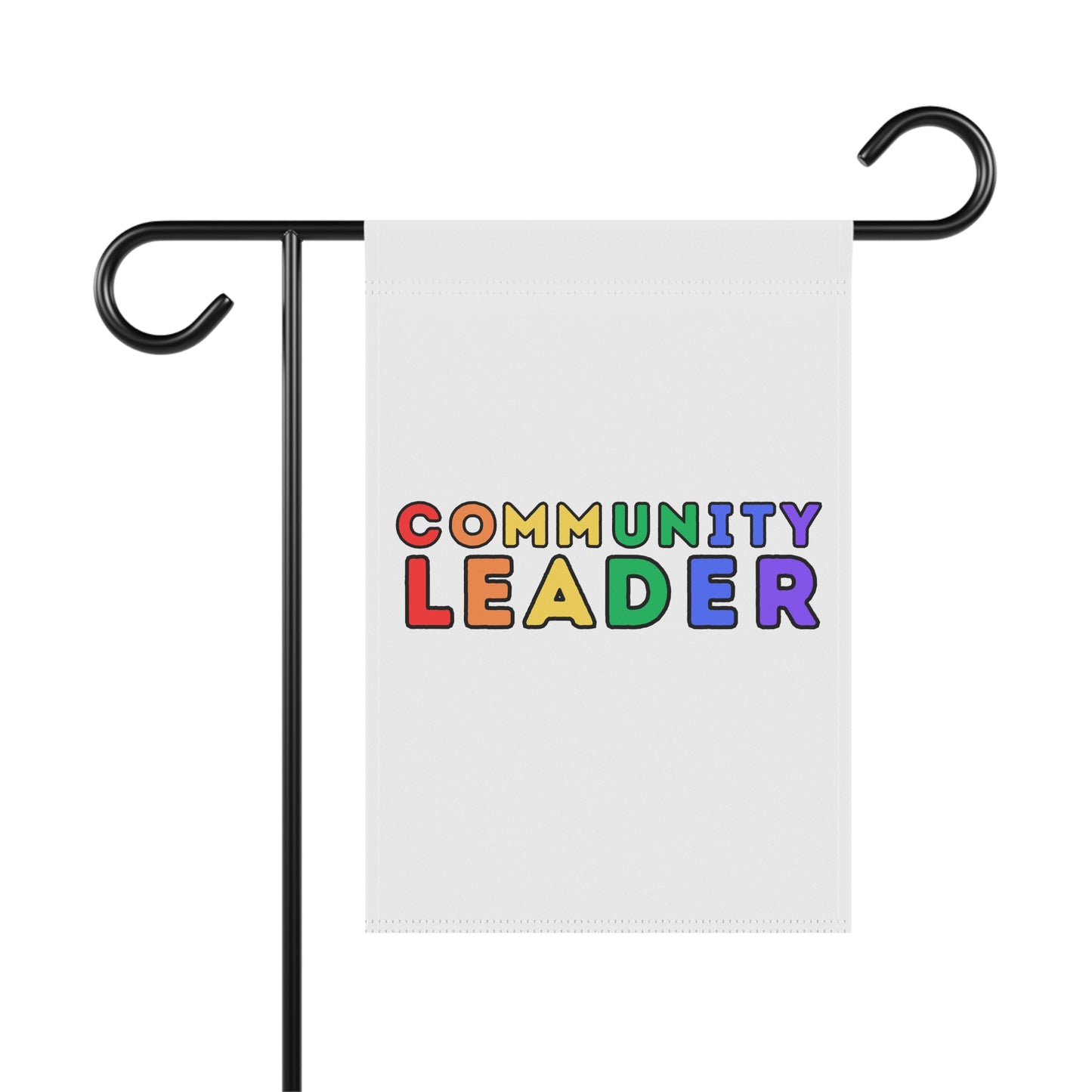 Community Leader Rainbow Garden Flag