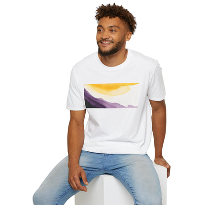 Nonbinary Pride Watercolor Unisex Softstyle T-Shirt