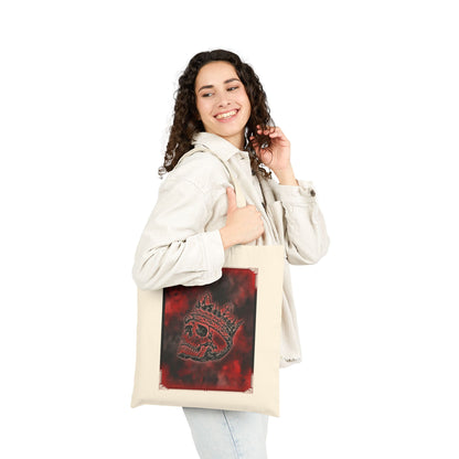 Skeleton King Cotton Canvas Tote Bag