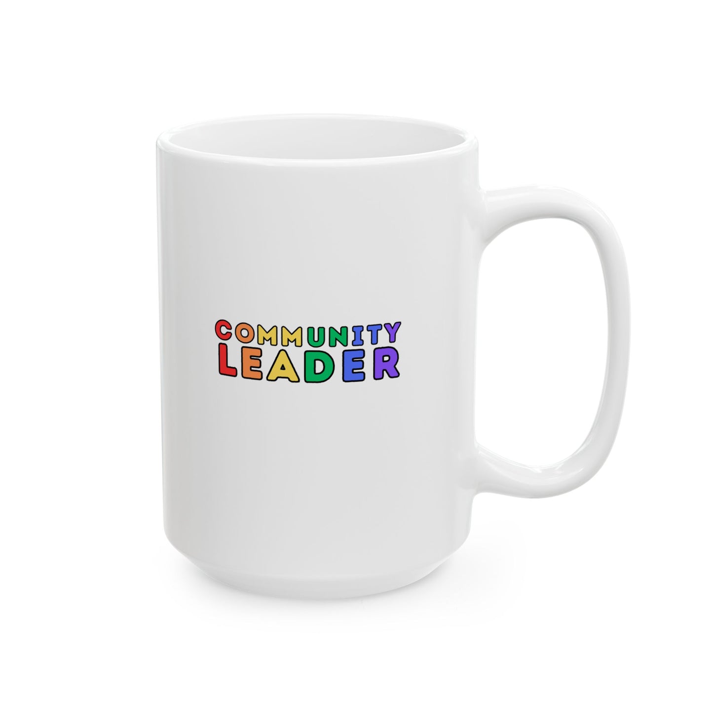 Community Leader Rainbow Ceramic Mug, (11oz, 15oz)