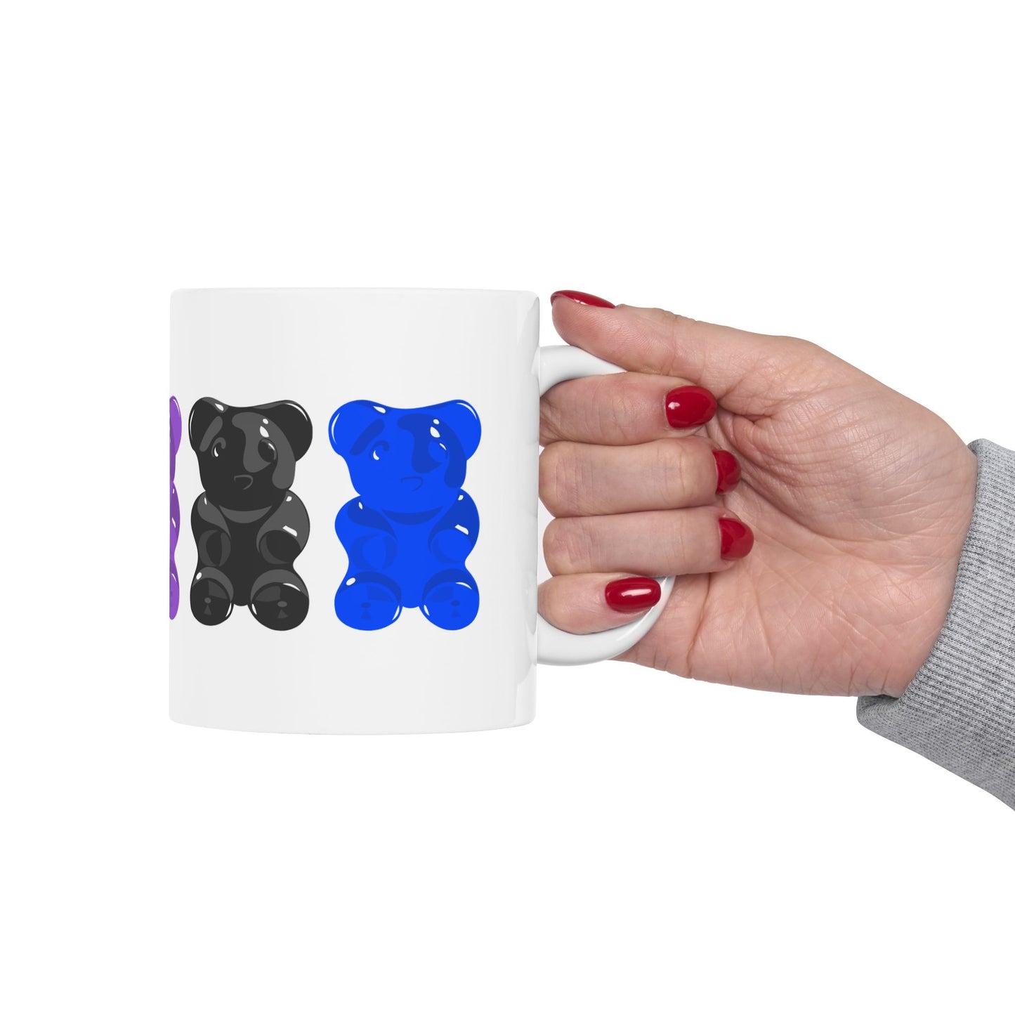 Genderfluid Pride Gummy Bears Coffee Mug (11oz/15oz)