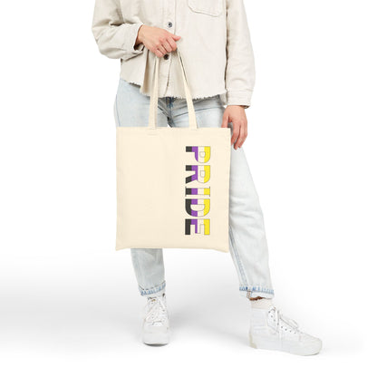 Nonbinary PRIDE Canvas Tote