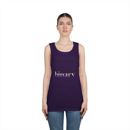 Breaking the Binary Unisex Heavy Cotton Tank Top
