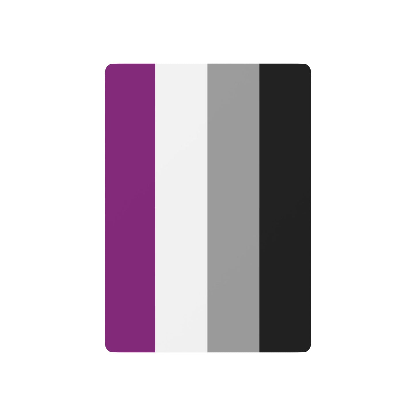 Asexual Pride Flag Playing Cards