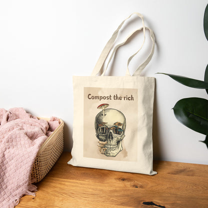 Compost the Rich Cotton Canvas Tote Bag