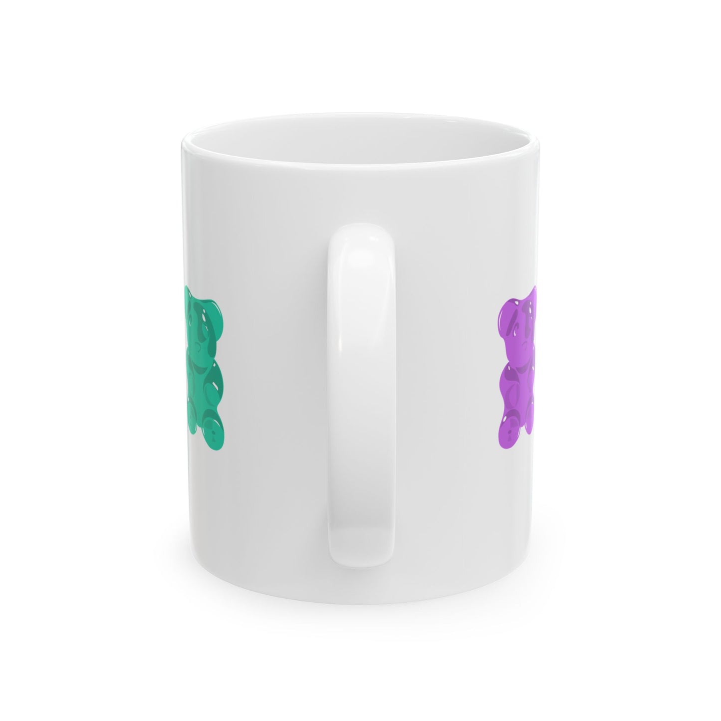 Genderqueer Pride Gummy Bears Coffee Mug (11oz/15oz)