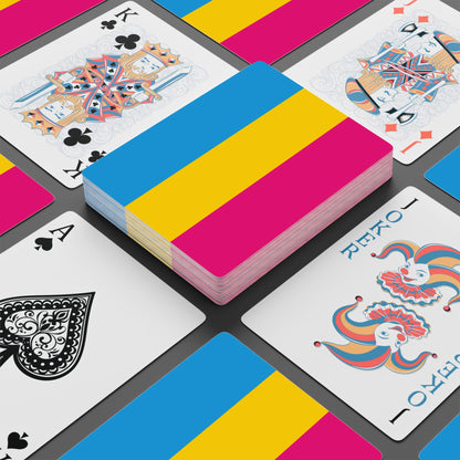 Pansexual Pride Flag Playing Cards