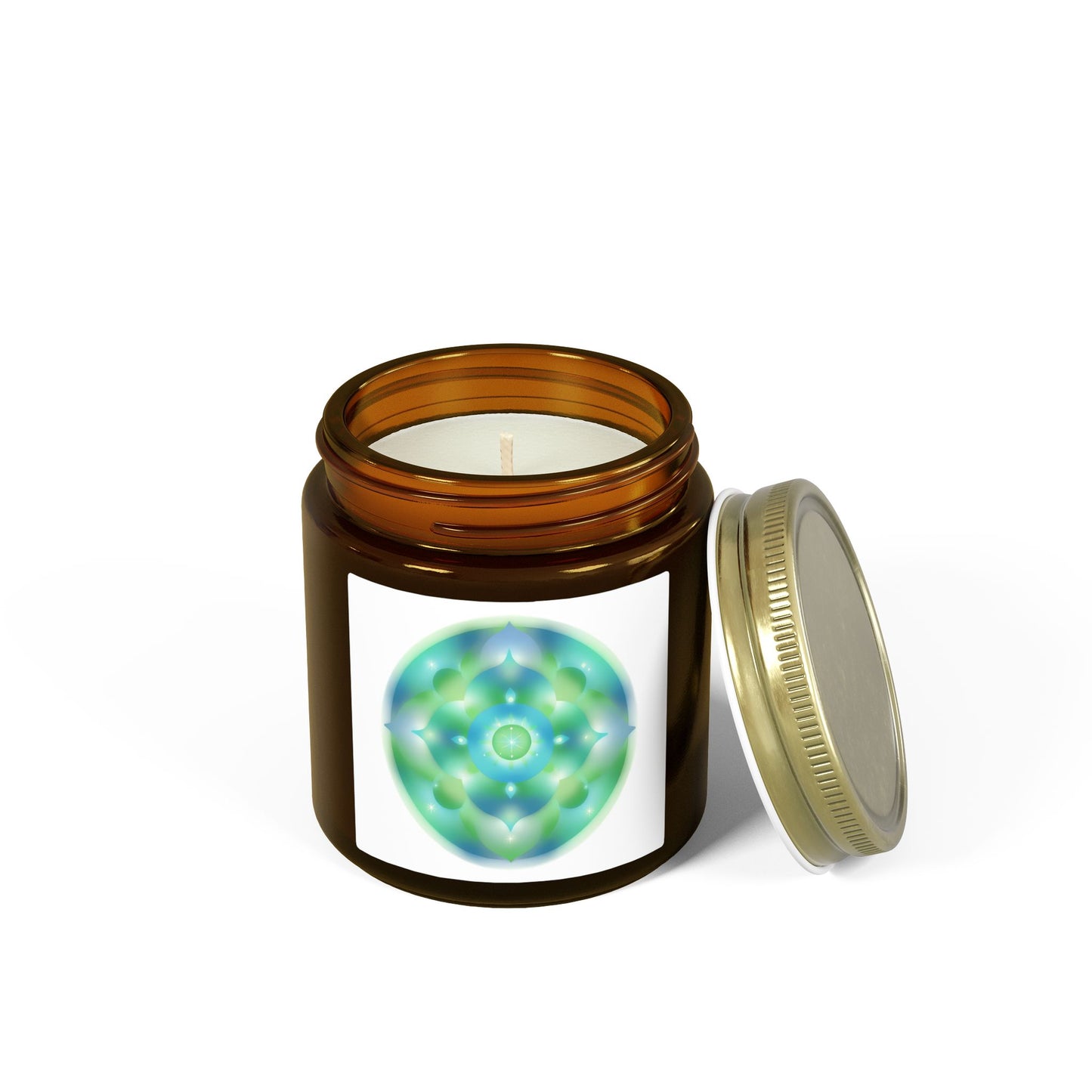 Dreamy Mandala Scented Candles, Coconut Apricot Wax (4oz, 9oz)