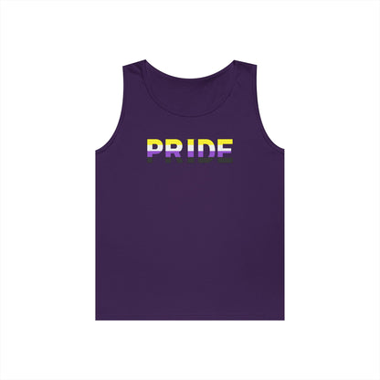 Nonbinary PRIDE Unisex Heavy Cotton Tank Top