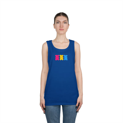 Pansexual Pride Gummy Bears Unisex Heavy Cotton Tank Top