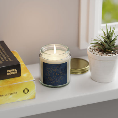 Cosmic Comforts Scented Candles, Coconut Apricot Wax (4oz, 9oz)