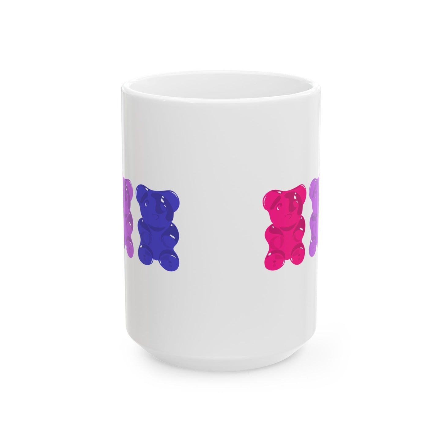 Bisexual Pride Gummy Bears Coffee Mug (11oz/15oz)