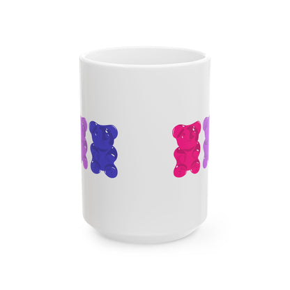 Bisexual Pride Gummy Bears Coffee Mug (11oz/15oz)