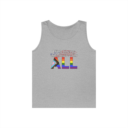 With Liberty and Justice for ALL Unisex Heavy Cotton Tank Top