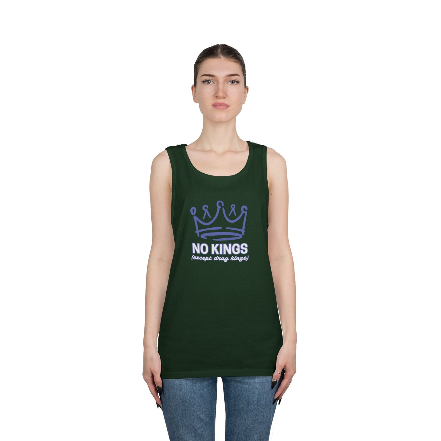 No Kings Except Drag Kings Unisex Heavy Cotton Tank Top