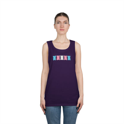 Trans Pride Gummy Bears Unisex Heavy Cotton Tank Top