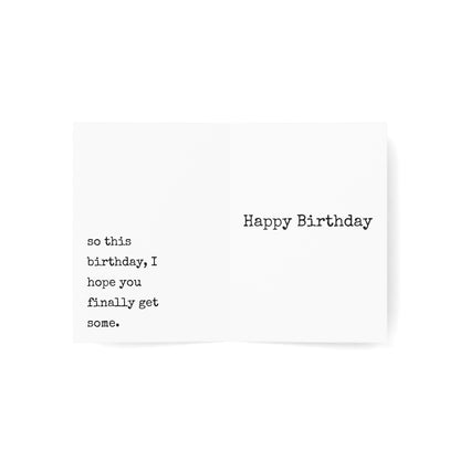 Raising Me Took a Lot of Patience Birthday Card