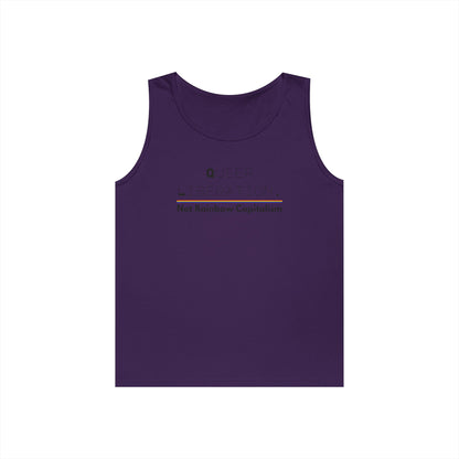 Queer Liberation Not Rainbow Capitalism Unisex Heavy Cotton Tank Top