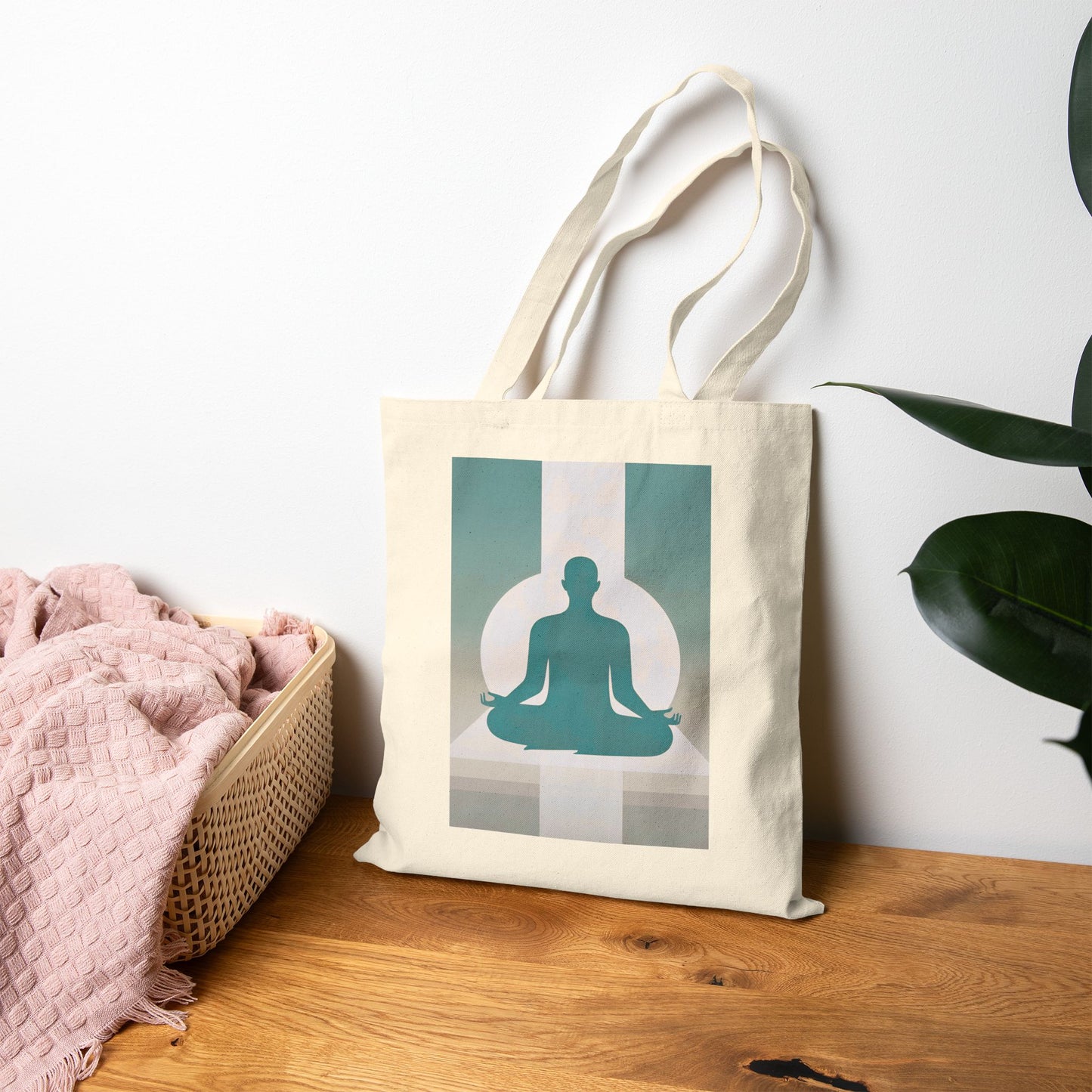 Soul of Meditation Cotton Canvas Tote Bag