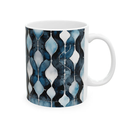 Watercolor Links Ceramic Mug, (11oz, 15oz)