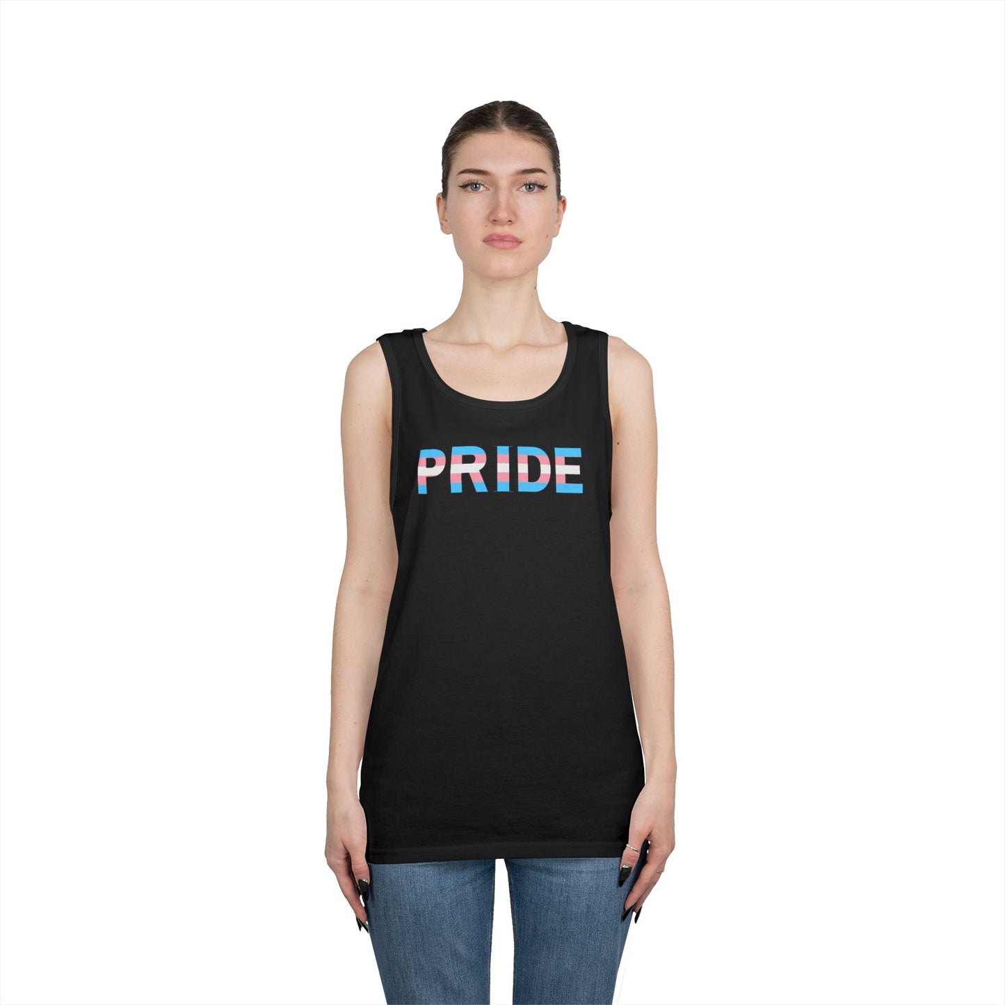 Trans PRIDE Unisex Heavy Cotton Tank Top
