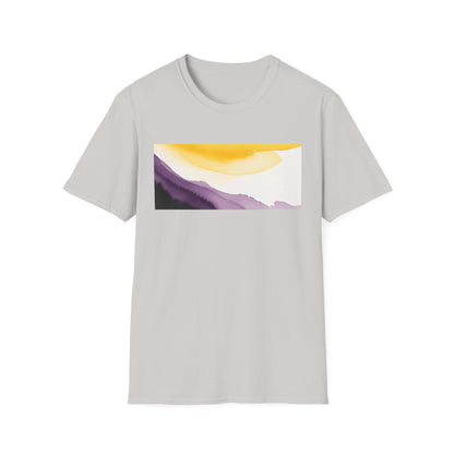 Nonbinary Pride Watercolor Unisex Softstyle T-Shirt