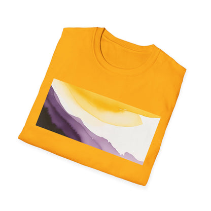 Nonbinary Pride Watercolor Unisex Softstyle T-Shirt
