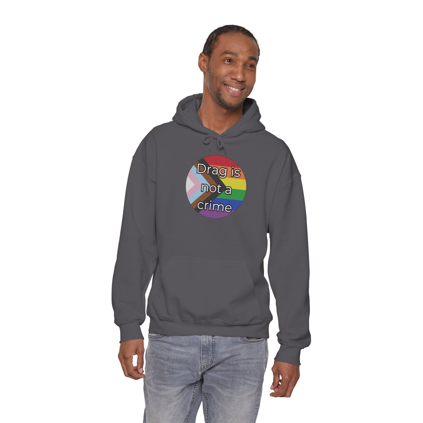 Drag Is Not A Crime Unisex Heavy Blend™ Hooded Sweatshirt