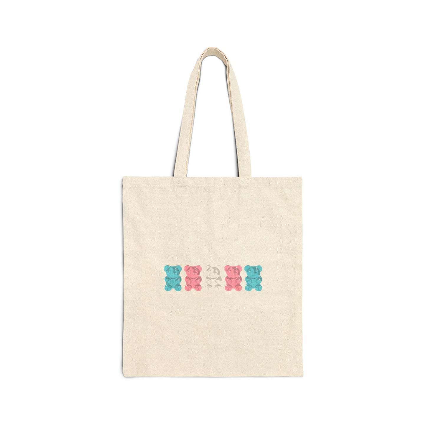 Trans Pride Gummy Bears Canvas Tote