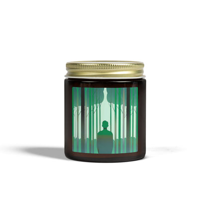 Forest of Mindfulness Scented Candles, Coconut Apricot Wax (4oz, 9oz)